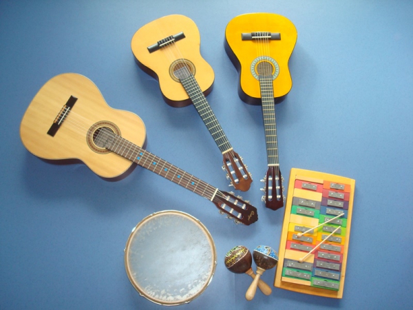 Musik und Gesang wird in unserer Einrichtung groß geschrieben.